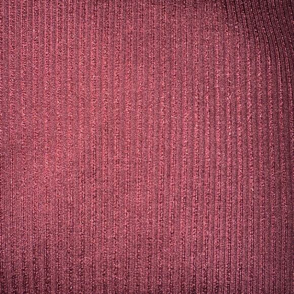 Spanx Look at Me Now Leggings Sz L Maroon Ribbed Red High Rise Waisted Burgundy - Picture 8 of 9